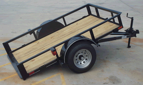 Single Axle Tilt Trailer